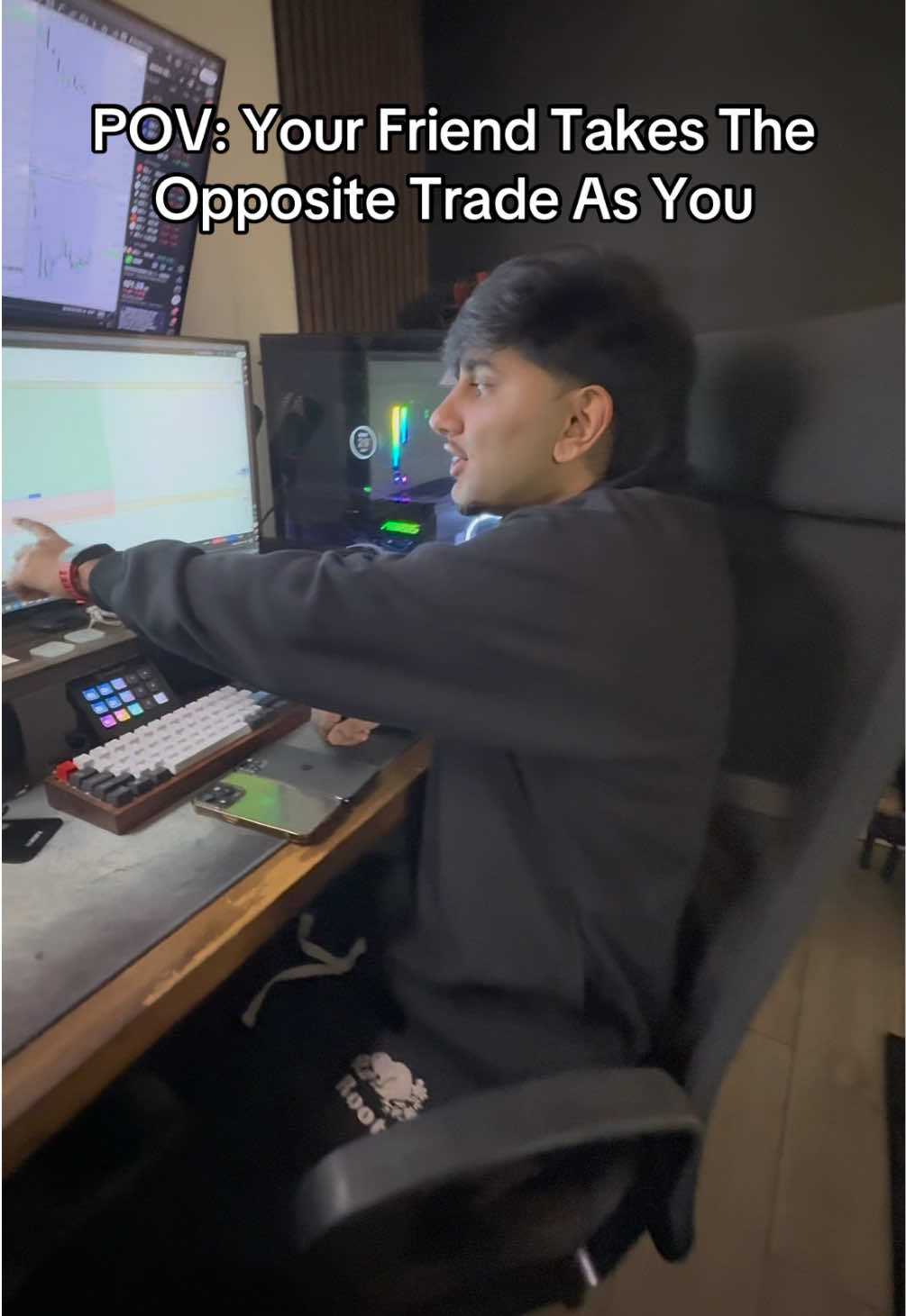 POV: you take the opposite trade from your friend #trading 