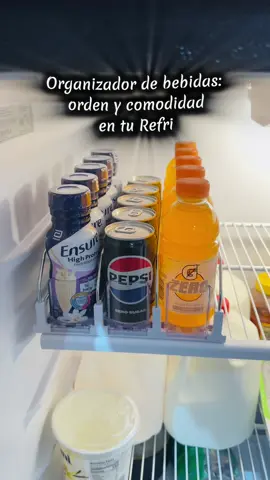 Organizador de pomos para el Refri #DrinkOrganizer #dispenser #refrigerator #automaticdrinkdispenser #fridge @SimFu Shop 