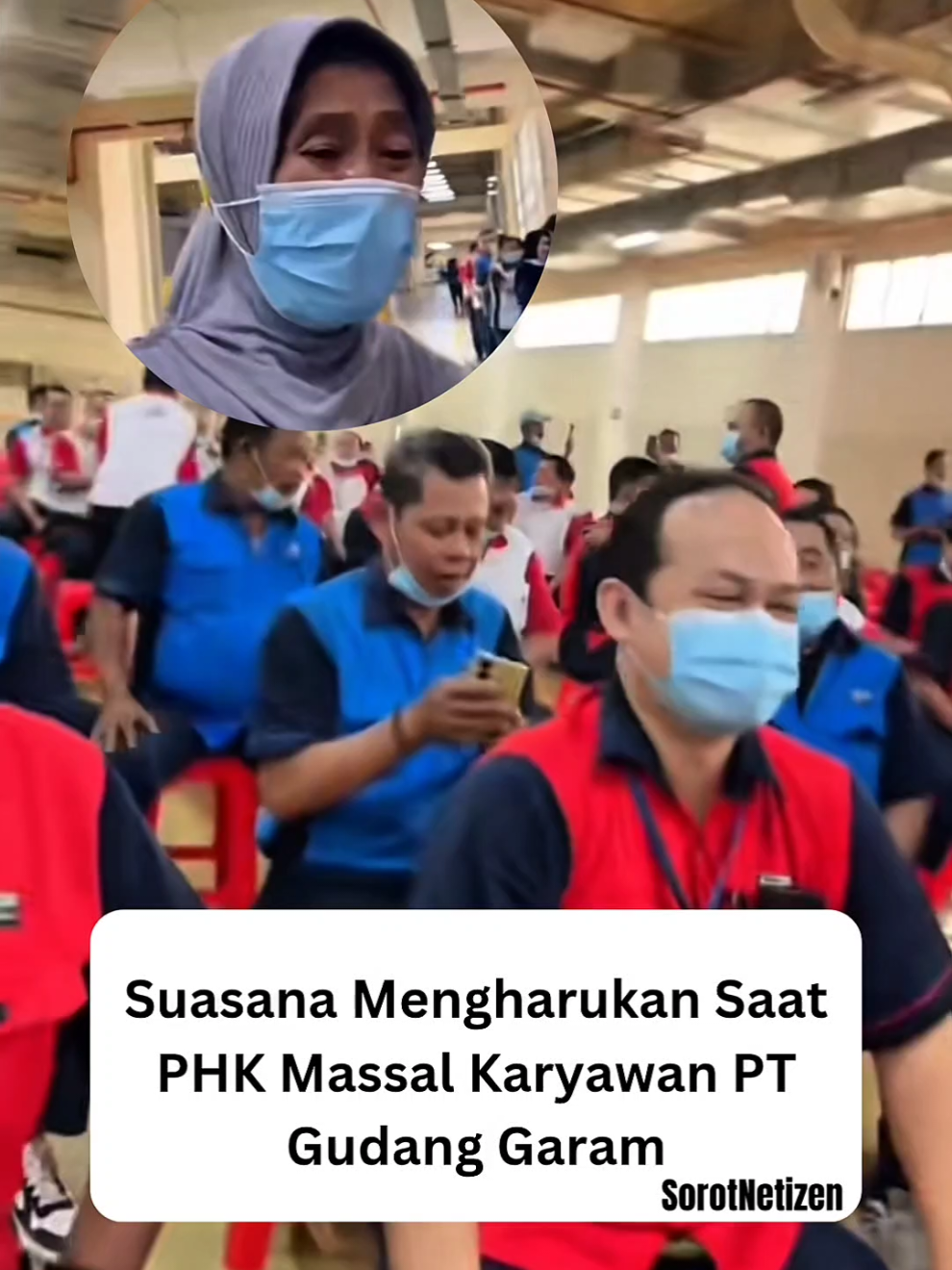 Suasana Mengharukan PHK Massal Gudang Garam Kediri#beritaviral ##PHKMassal #GudangGaram #Kediri 