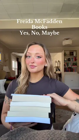 freida reads will always be some of my favs! #freidamcfadden #BookTok #thrillerbooks #thrillertokfyp #thrillertok #thrillerbookrecs #bookrecs #bookreccomendations #bookrecs📚 #mustread #yesnomaybe #bookishthoughts #bookthings 