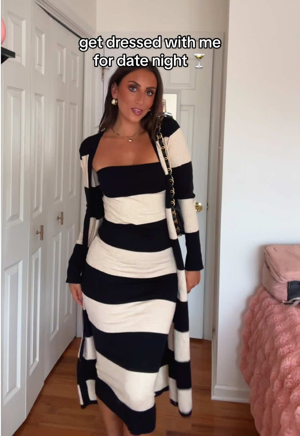 get dressed with me: date night edition 🍸 #getdressedwithme #datenightoutfit #falloutfits #falldatenightoutfit #cutedresses 