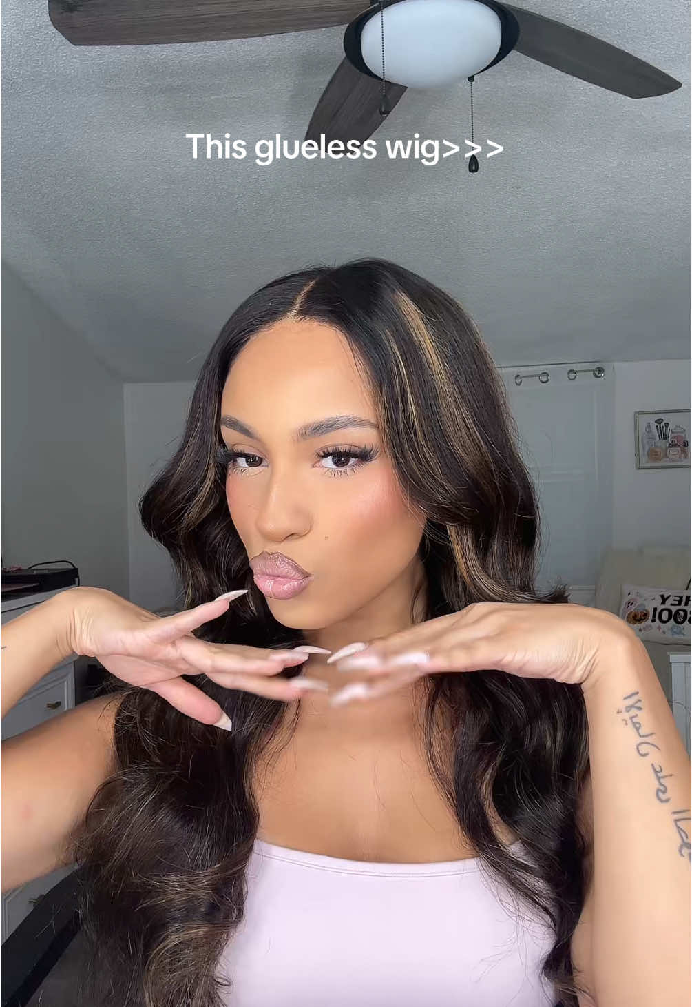 It doesn’t even look like I’m wearing a wig😭I’m obsessed. You did it again!!! @OQHAIR 