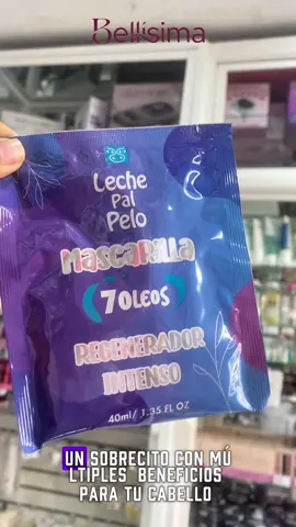 Mascarilla múltiples beneficios Una poderosa fusión de 7 aceites naturales que nutren, reparan y transforman tu cabello desde la raíz hasta las puntas. 💧 Nutrición profunda 🌿 Regeneración intensiva 🌟 Brillo inmediato y suavidad sedosa Ideal para cabellos secos, dañados o sin vida. Recupera su fuerza, elasticidad y vitalidad desde la primera aplicación.   💖Disponible en Bellísima  🚚📦 Envíos  a todo el Ecuador  #mascarilla #brillo #alisado #todotipodecabello #paratiiii 