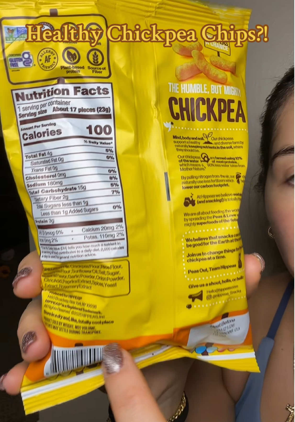 These chickpea puffs are seriously so delicious and a great alternative to half the junk out there  #chickpeas #chips #lowcalorie #caloriedeficit #food 