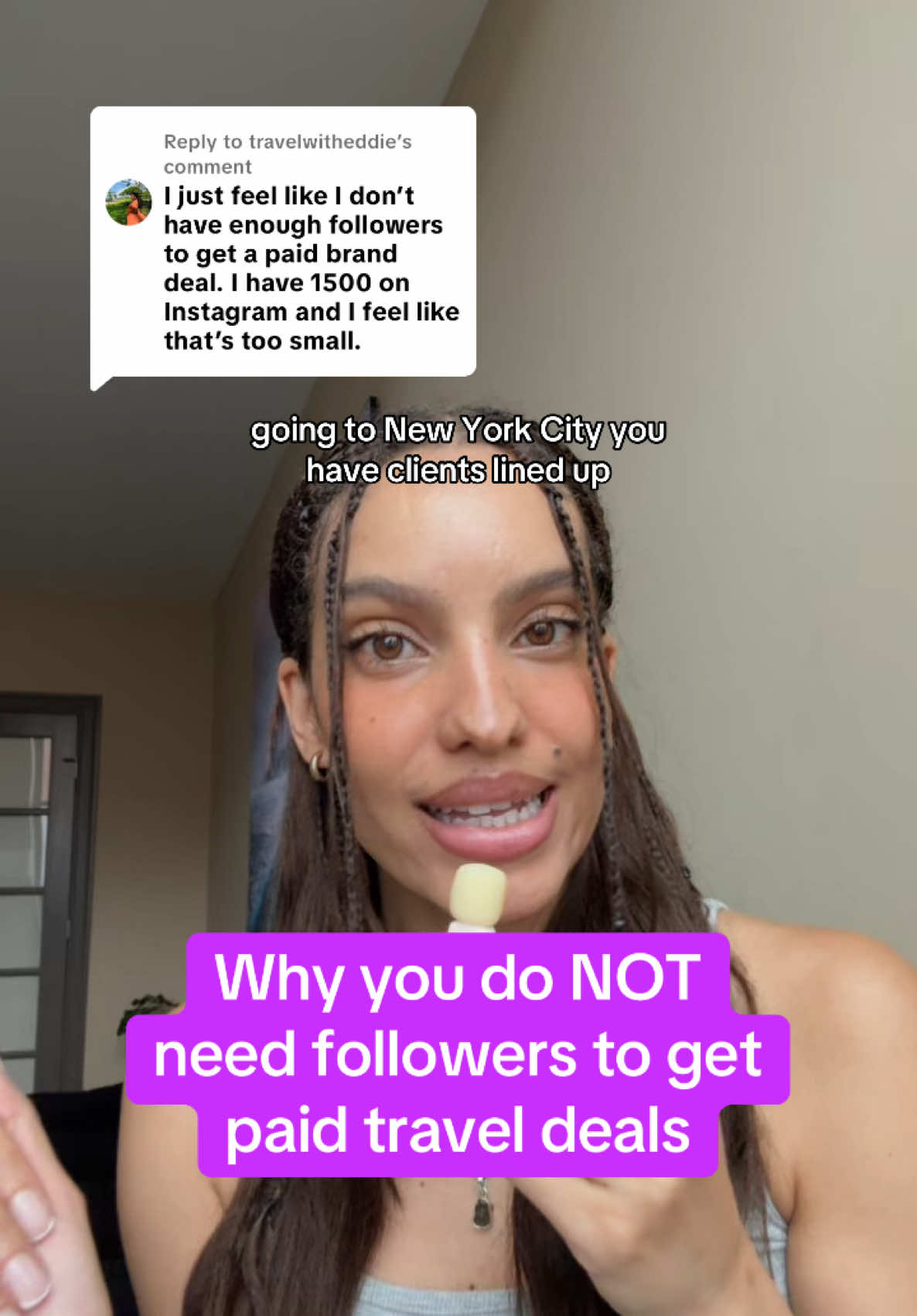 Replying to @travelwitheddie No followers? No problem. Here’s what you actually need! #travelugc #getpaidtotravel #ugccreator #travelcreator 