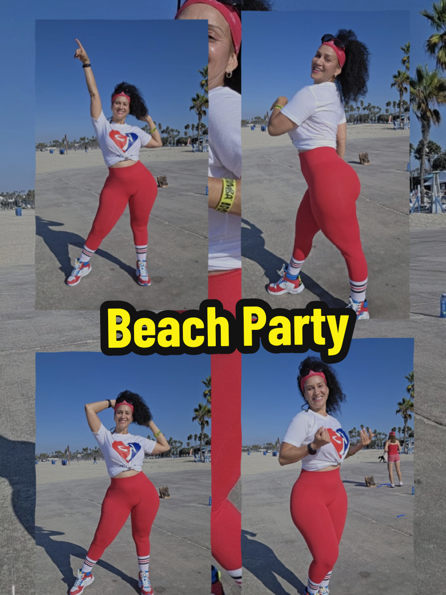 Beach party today🙏💯👏💕🇨🇺😉#party #beach #beachvibe #california #bailaconsol🇨🇺 