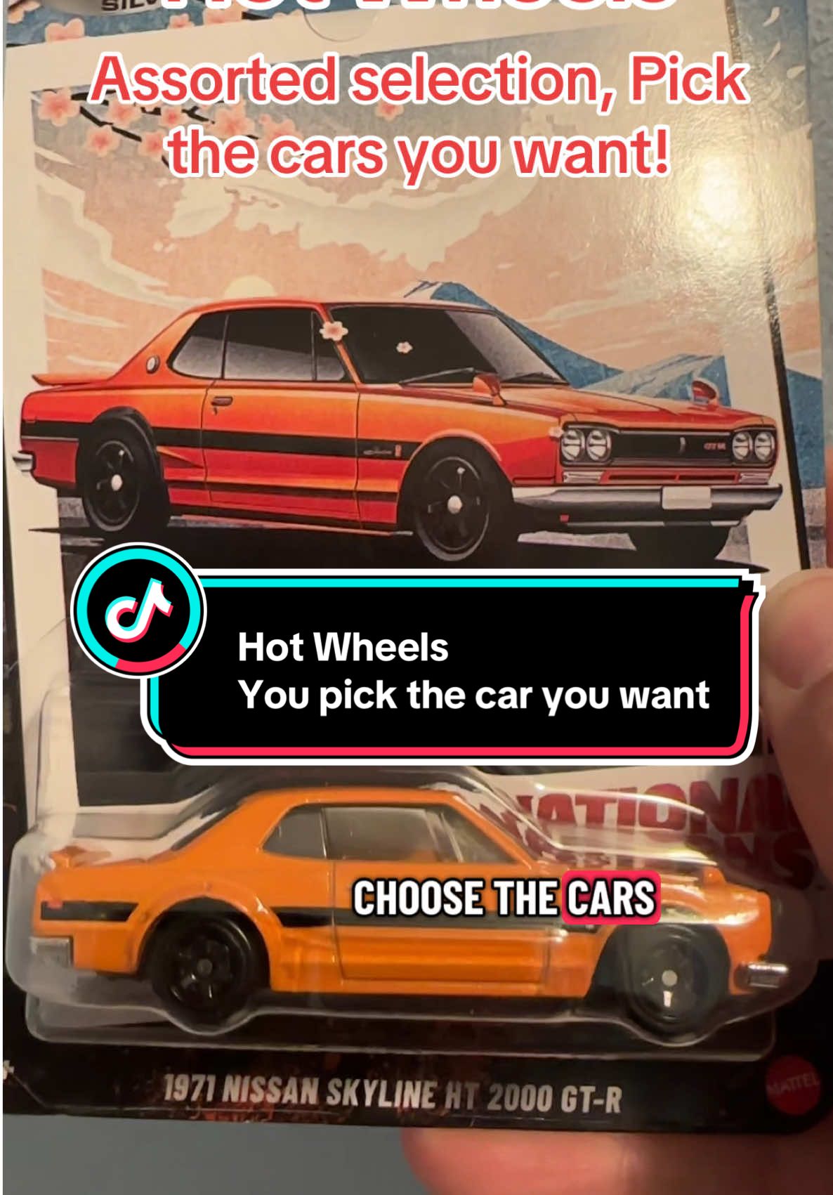 Hot Wheels cars.  Assorted selection you pick the car you want.  #hotwheels #hotwheelscars #hotwheelssilverseries #hotwheelshunter #giftforkids 
