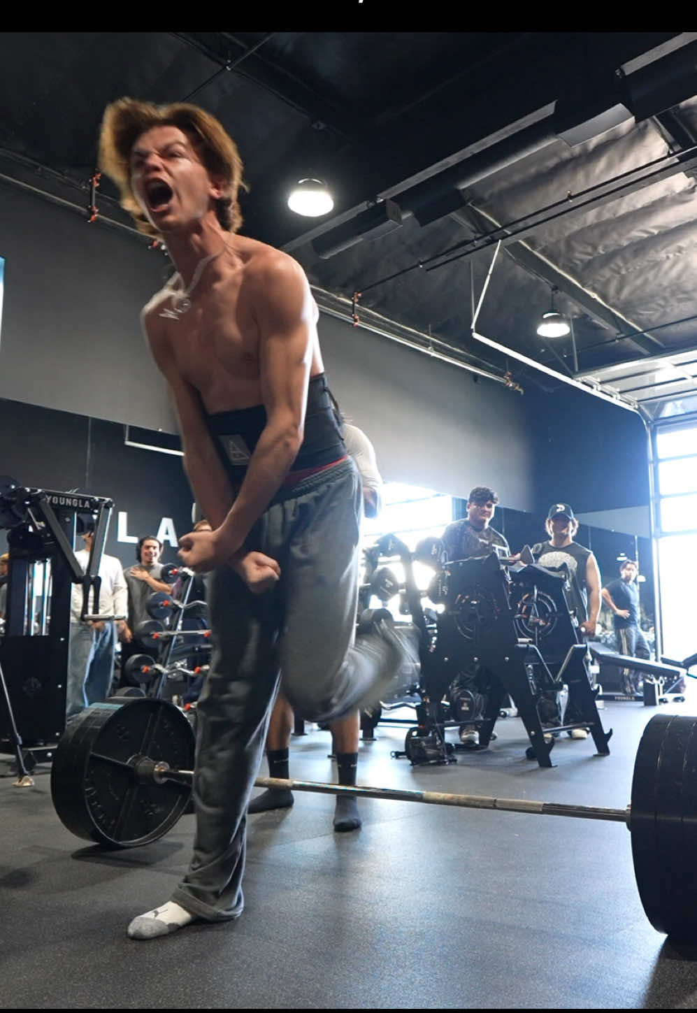 Bro failed a PR attempt then immediately hit it‼️ One of my favorite moments from the YLA Event. That’s real heart❤️‍🔥 