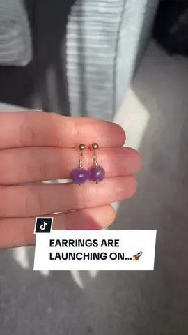 Mark your calendars! Sunday 21st of September (12pm, UK time) we are launching 11 beautiful pairs of earrings! 🥰There will be a mixture of wire wrapped 14k gold filled and 925 sterling silver earrings so there will be something for you whether you prefer gold or silver jewellery 🥰  There was a bit of trial and error when creating this collection so it has taken me longer than I expected but we finally got here! #crystaljewelry #wirewrappedjewelry #jewelry #fyp #crystals 