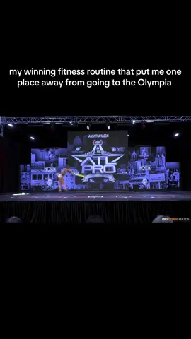 I was first place routine but second place overall and first place goes to the Olympia. I was 5th place physique and 1st place routine so I got second overall #gym #Fitness #gymnastics #GymTok #bodybuilder 