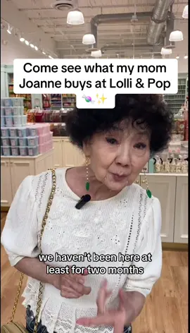 Joanne never leaves Lolli & Pop empty-handed 😍 From candy classics to fun new finds, her haul is always the sweetest. Watch to the end to see which treat she couldn’t resist! 💕  @Lolli and Pops  #LolliAndPop #CandyHaul #SweetTreats #MomAndMe #JoanneApproved
