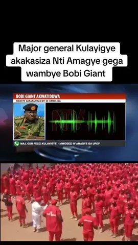 Amagye gakakasizza nti gegakutte Calvin Tassi amanyibddwa nga Bobi Giant omu kubakuumi b’omukulembeze wa NUP Robert Kyagulanyi Ssentamu. Ababadde ne Bobi Giant bagamba nti ono akwatiddwa mu ngeri yabukambye era ngaggyiddwa mu bitundu by’e Ttula mu gombolola y’e Kawempe natwalibwa abasajja ababadde babagalidde emmundu. Omwogezi w'amagye Maj. Gen. Felix Kulayigye agamba nti ono akwatiddwa ku bye'kuusa kukukola Dduyiro w'amagye.   #NTVNews​ #Akawungeezi​
