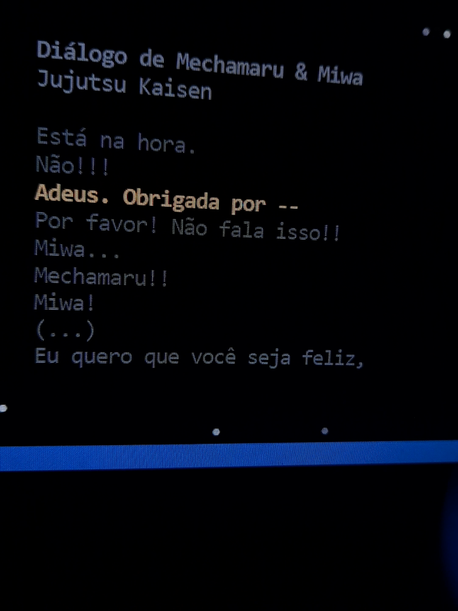 06/09 - Tinha uma pessoa q eu amava ... #python #jujutsukaisen #mechamaruxmiwa #vaiparaofycarambaaaa #anime 