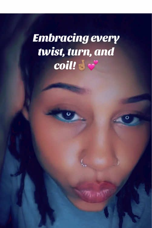 My locs have taught me a sooo much about patience and commitment.🤞🏽💕 Embracing every twist, turn, and coil.😌#CapCut 