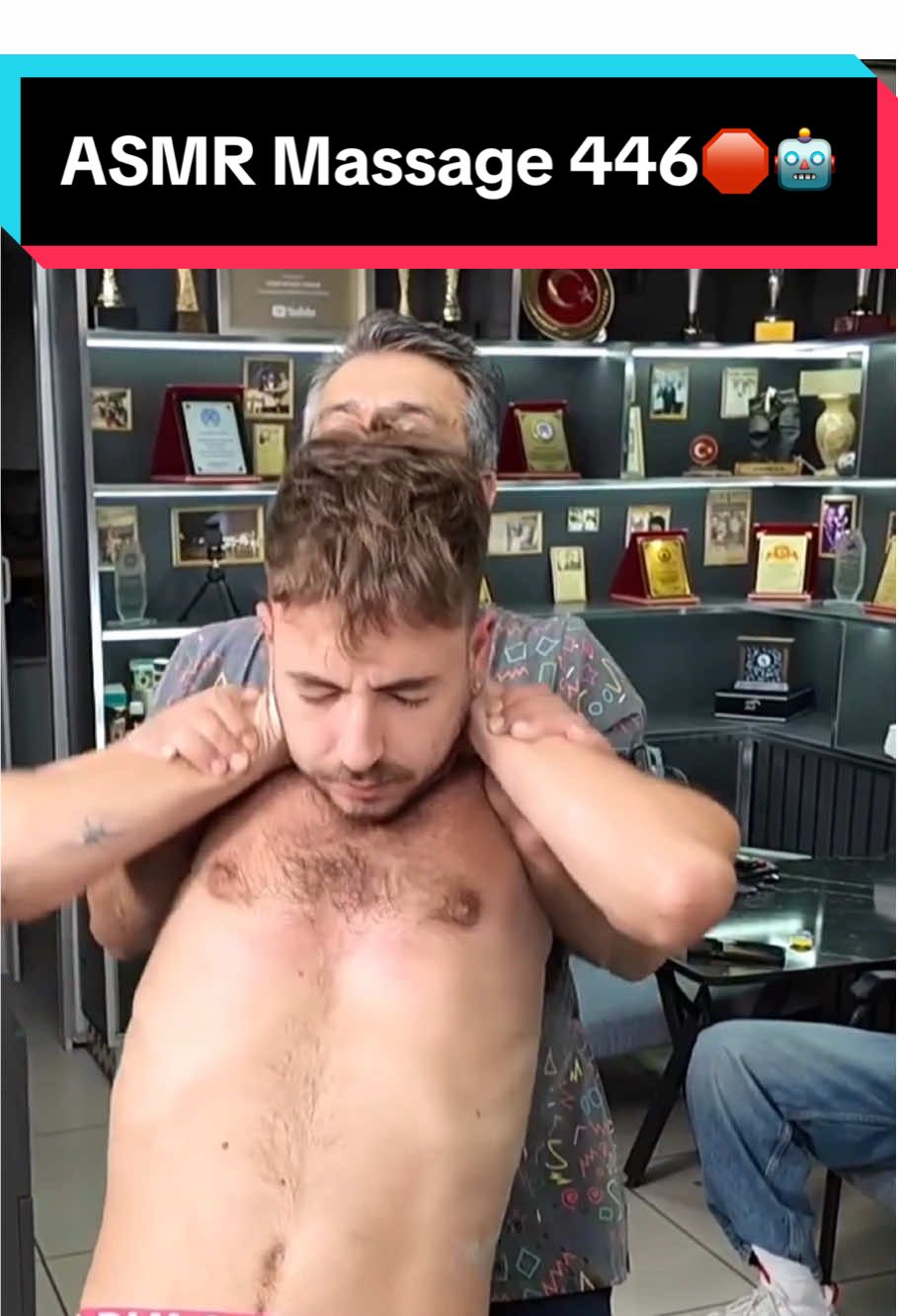 ASMR Barber Style Back Massage 🧼 Soap Foam Relaxation & Training || Massage 446 🚑🤖🗽 Cre: ASMR_Munur_Onkan 👉 #asmr #massage #headwashing #skincare #relaxing #relax #trending #fypシ