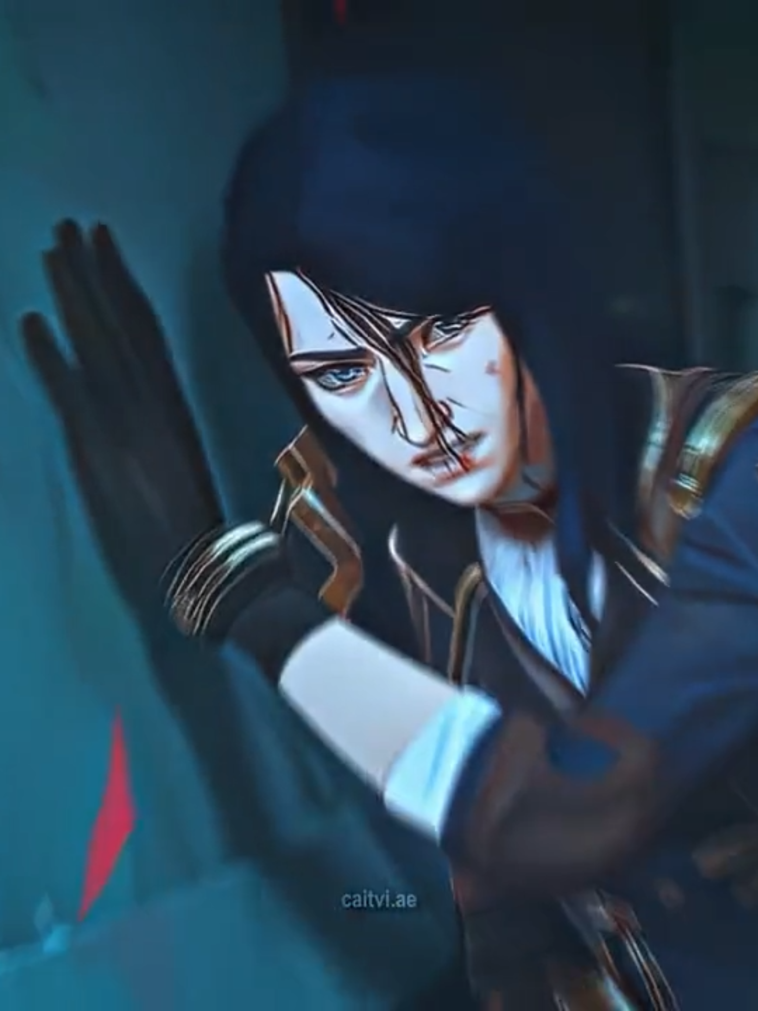 made this on live! || #arcane #arcaneleagueoflegends #caitlynarcane #caitlynkiramman #fyp  - thank you for 23k and 3m likes! ★ upload method ★ TG: @editing_news