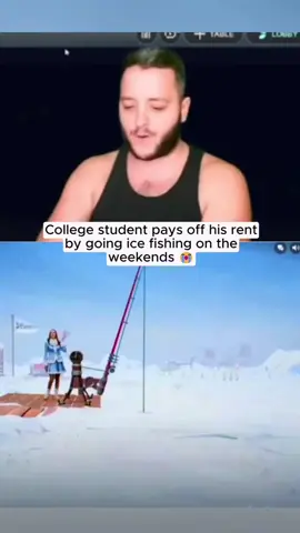 College student paid his rent 