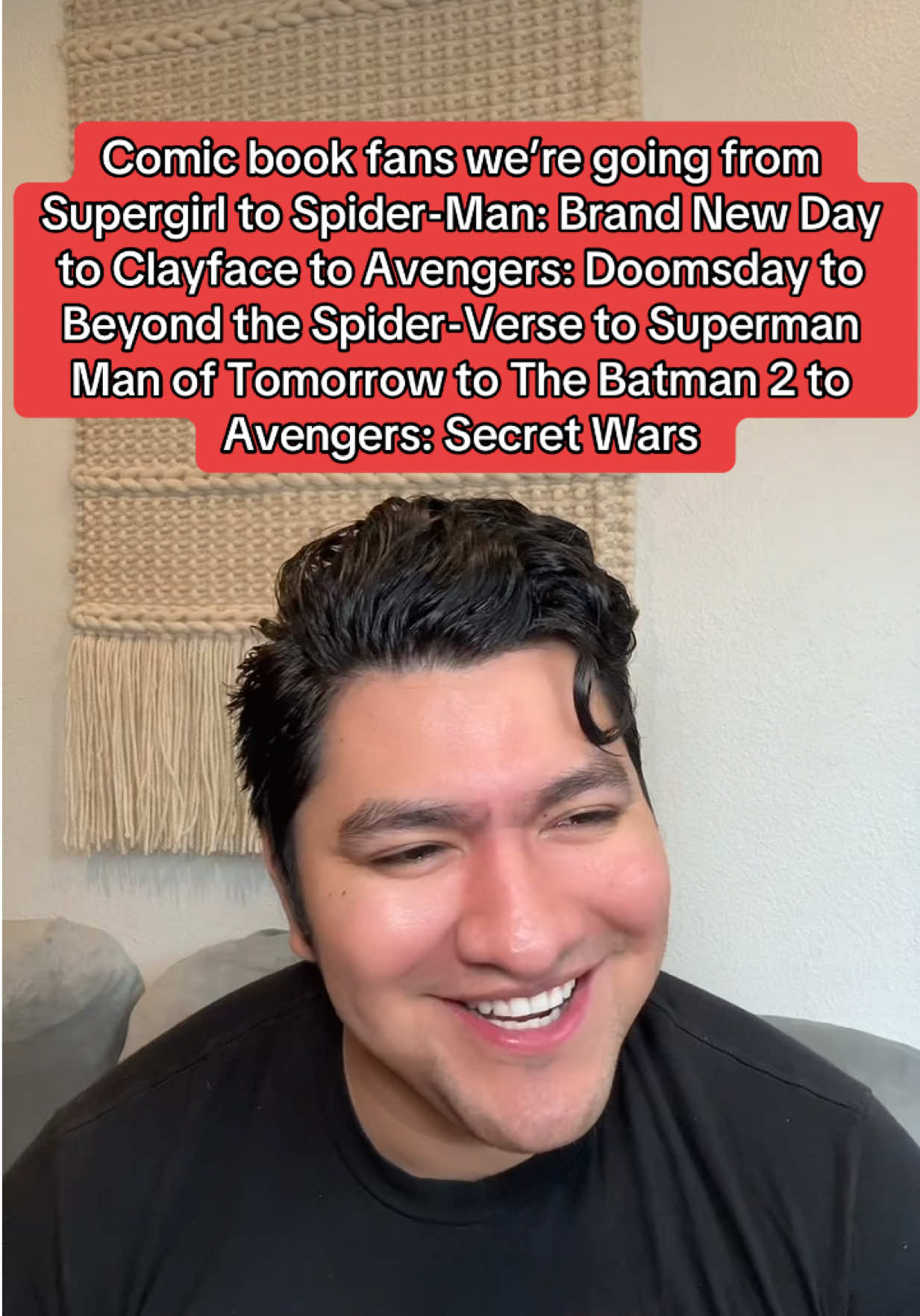 Comic book fans we’re going from Supergirl to Spider-Man: Brand New Day to Clayface to Avengers: Doomsday to Beyond the Spider-Verse to Superman Man of Tomorrow to The Batman 2 to Avengers: Secret Wars #TikTokBuzzContest #spidermanbrandnewday #thebatmanpart2 #avengers #blurayangel 