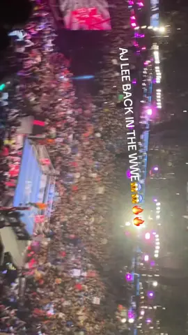 AJ’s BACK 🙌🏽🔥#wwesmackdown #ajlee 