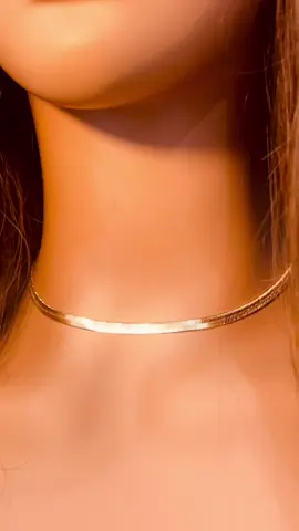 Gold Filled Herringbone Necklace #necklace #layeringnecklaces #statementnecklaces #jewelry #goldfilledjewelry 
