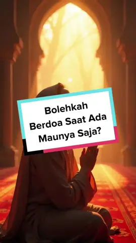 Bolehkah Berdoa Saat Ada Maunya Saja? Allah selalu membuka pintu doa, kapan pun dan dalam kondisi apa pun. Jangan ragu untuk mendekat!  #renungan #islam #doa #motivasi #spiritual 