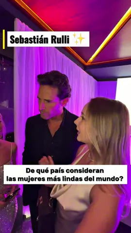 Que caballero @sebastianrulli me encantó su respuesta!!!🤩 Y para ustedes de que país las mujeres más bellas ?🤭🤔 . . #fyp #viral #sebastianrulli #mujeres #ecuador 