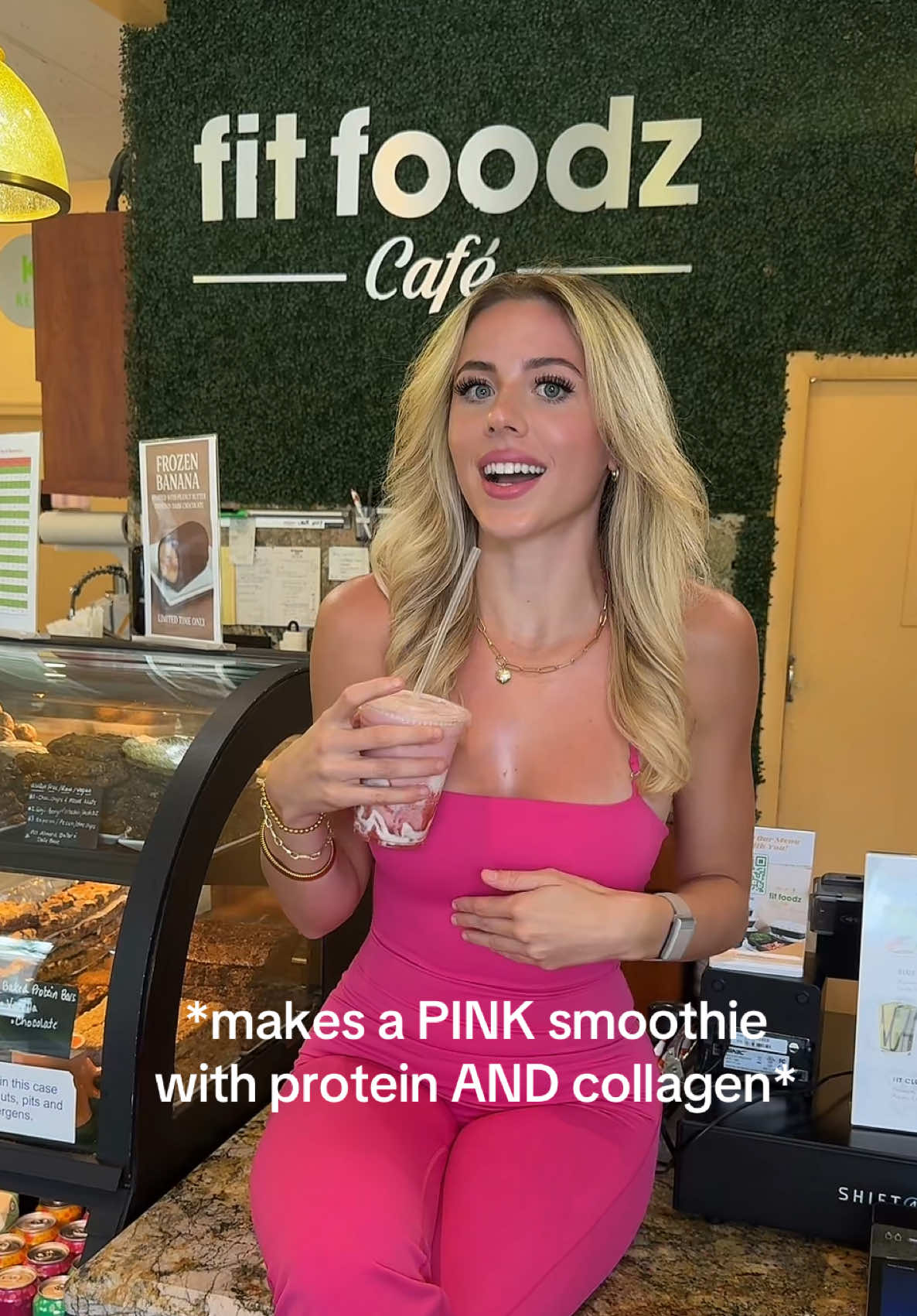 DROPS 9/8  ask for a BARBIE BOOST smoothie  $25 GIFT CARD TO FIT FOODZ GIVEAWAY HOW TO ENTER: 🎟️ 1 Entry: -Like this post -Tag a friend you'd love to try a BARBIE BOOST Smoothie with in the comments -Share this post to your story and tag  @ariana_donovan and @fitfoodzcafe 🎥 Want 3 Entries? Complete all of the above PLUS post a video trying or talking about the smoothie!  #barbie #smoothie #pink #pinksmoothie #barbieboost @Fit Foodz Cafe 
