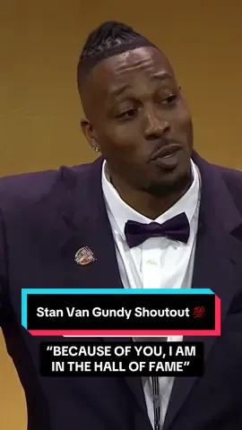 Dwight wouldn’t be Dwight without an impression 🤣 #NBA #basketball #DwightHoward #speech