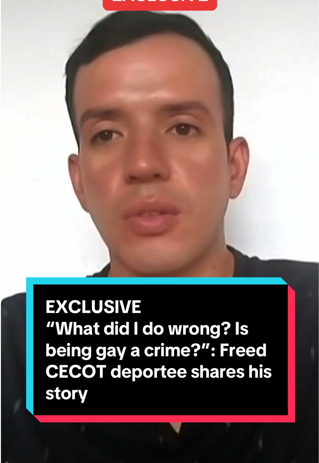 Andry Hernandez Romero, a migrant and makeup artist from Venezuela who was deported to El Salvador’s CECOT prison, speaks exclusively to MSNBC’s Ana Cabrera  #politics #immigration #trump