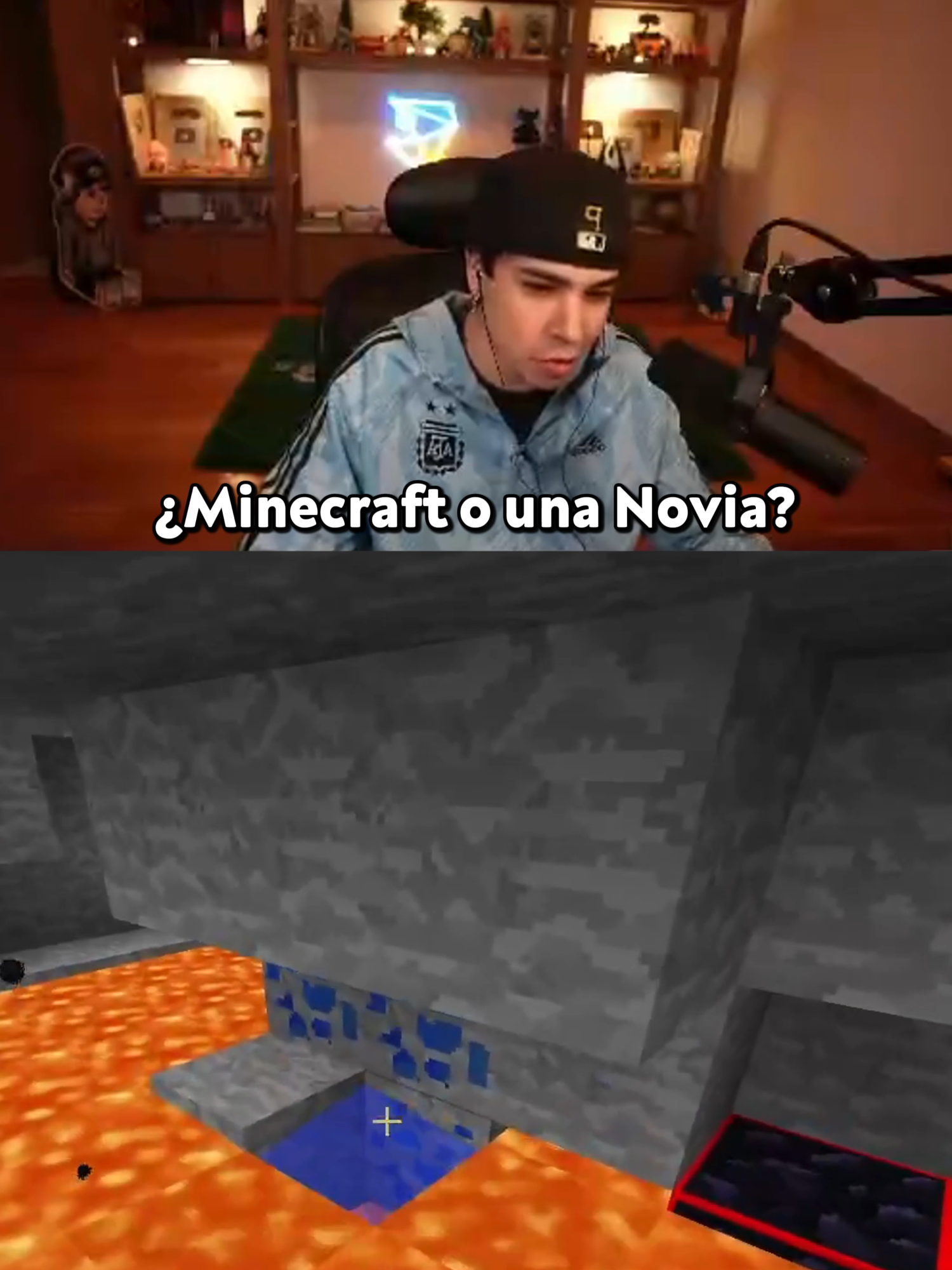 ¿minecraft o una novia? #spreen #fyp #clips #viral #Minecraft #novia