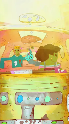 Day in the life of a cab driver on Venus #fyp #animation #carsoftiktok #uber #cardib 