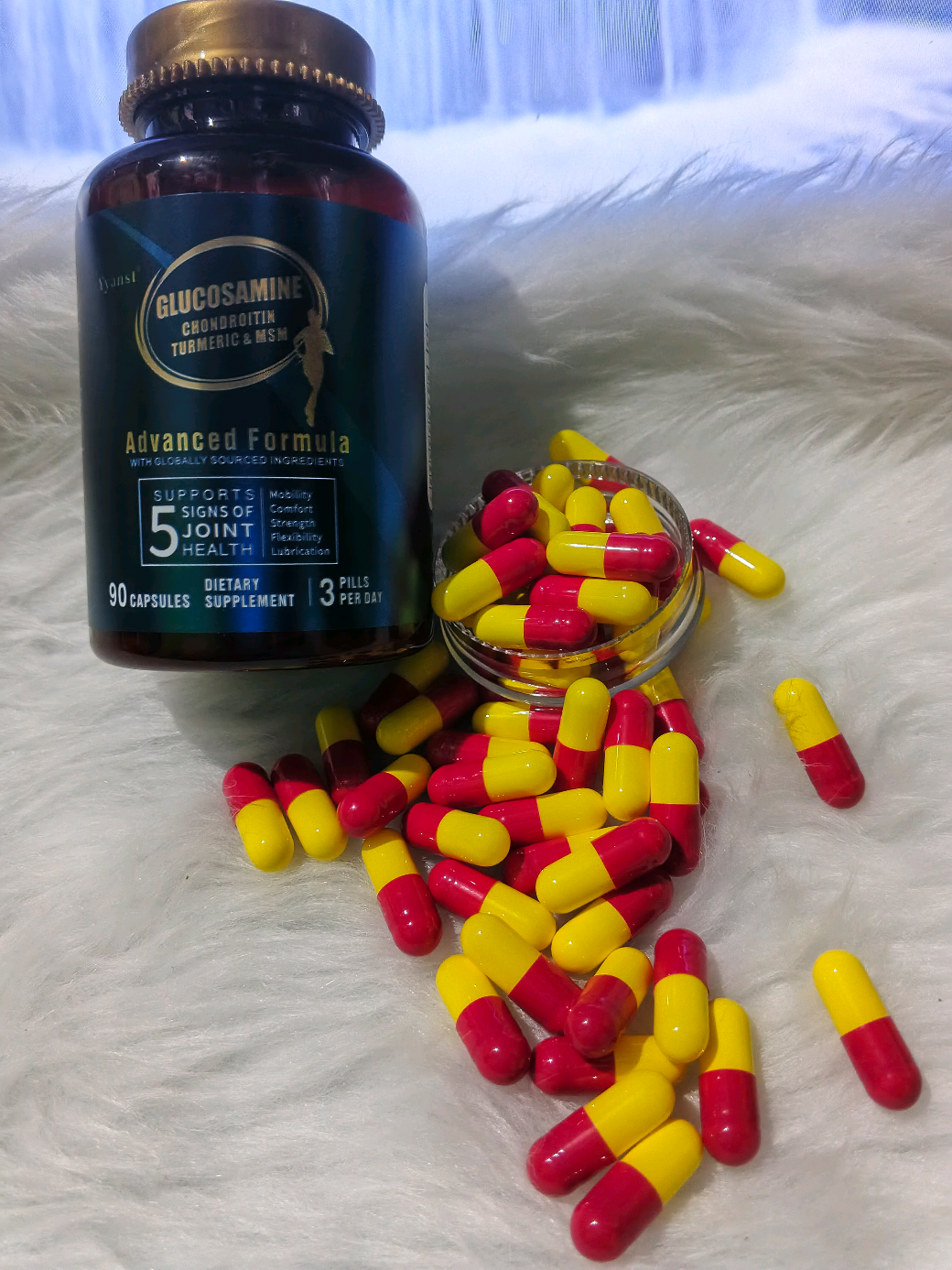 Don't let pain control your life.Act now and reclaim your freedom take this Glucosamine CHONDROITIN  #jointpainrelief #jointpain #glucosamine #glucosaminechondroitin #fyp 