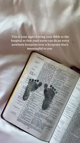 The sweetest keepsake…but more importantly a powerful reminder of how great the gift of a baby is 🤍 1 Samuel 1:27-28  “I prayed for this child, and the Lord has granted me what I asked of him. So now I give him to the Lord. For his whole life he will be given over to the Lord.”  Praise Jesus for this little bitty blessing 😇