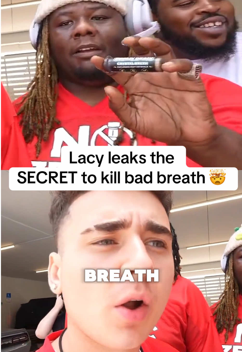 Everyone should try Breath Death! 👇 #badbreath #breathdeath #lacy #breathintervention #fyp 