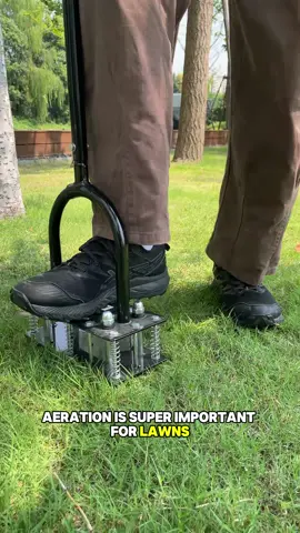 Dudes, this soil aerator is a must-have!#LawnCare #soillooseness #GardenTools #lawnaeration #Rifpod 