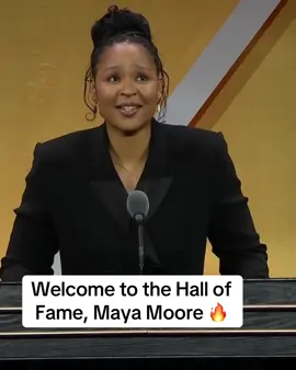 Legend. Icon. Hall of Famer 🤩 (via NBA TV) #mayamoore #WNBA #basketball #espnsocial 