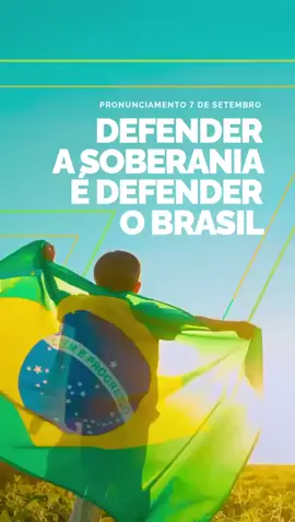 A independência do Brasil foi conquistada para o povo poder gritar que o BRASIL É NOSSO! 🗣️ Não somos e não seremos colônia de ninguém! Povo independente é povo soberano! 🇧🇷