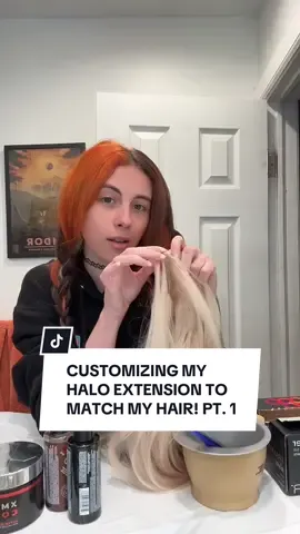 Another one of my 3am thoughts brought to life! Let’s see how this comes out! (Hair extensions from @sunnyhairofficial !) #haircolor #hairdye #diyhair #sunnyhair #sunnyhairextentions 