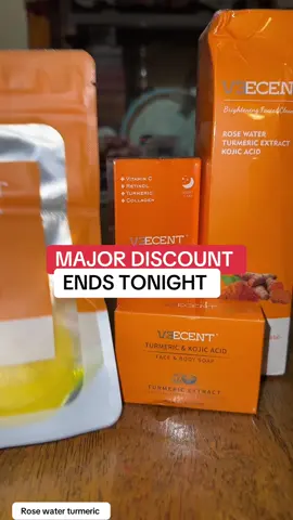 Rose water tumeric Trending products flash sale discount women's products women 30+ women 40+ #tiktokshoplabordaysale 