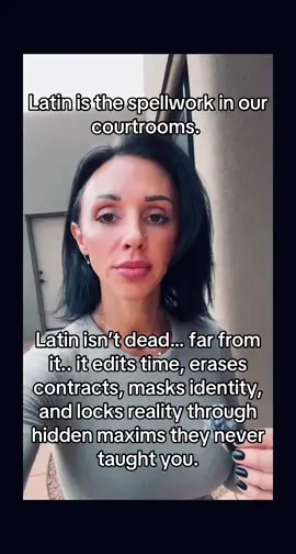 Latin isn’t just “ancient” ..it’s the control code of law. Nunc pro tunc lets judges rewrite the past. Ab initio erases contracts like they never existed. Persona means mask ….your “person” is just a role in their bullshit script. Res judicata seals a door forever.    Stare decisis chains the future to the past. They call it a dead language, but it’s alive ..binding you without your consent. #lawcodes #latin #courtroom #americanlie 