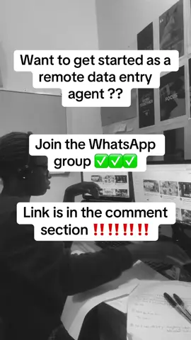 Want to get started as a data entry agent ?? Join the WhatsApp group using the link in the comment section ✅ Key Duties of a Remote Data Entry Agent 	1.	Data Input and Entry 	•	Enter data from source documents (e.g. forms, surveys, PDFs) into databases, spreadsheets, or other software systems. 	•	Ensure accuracy and completeness of entered data. 	2.	Data Verification and Correction 	•	Review and verify data for errors, inconsistencies, or missing information. 	•	Make corrections as needed to ensure data integrity. 	3.	Database Management 	•	Maintain and update records in the company’s data systems. 	•	Organize files and records for efficient retrieval and access. 	4.	Documentation and Reporting 	•	Generate reports based on entered data. 	•	Keep records of work completed and document any issues encountered. 	5.	Communication and Collaboration 	•	Communicate with supervisors or team members regarding unclear data or issues. 	•	Participate in virtual meetings or training sessions as needed. 	6.	Use of Software Tools 	•	Operate data entry software, spreadsheet tools (like Excel or Google Sheets), and CRM or database systems. 	•	Sometimes use transcription or scanning tools, depending on the type of data. 	7.	Confidentiality and Security 	•	Handle sensitive or confidential information with care. 	•	Follow company guidelines for data privacy and security. 	8.	Time and Task Management 	•	Meet daily/weekly productivity targets or deadlines. 	•	Manage workload efficiently while working remotely with minimal supervision. #remotejobs #remotejob #remotejobsearch #remotework #remoteworkfromhomejobs #workfromhome #workfromhomejobs #workfromhomejob #onlinejobs #onlinejobsforbeginners #onlinejobswork #dataentry #dataentryjobs #sidehustle #sidehustleideas #sidehustle #sidehustleforbeginners #waystomakemoneyonline 