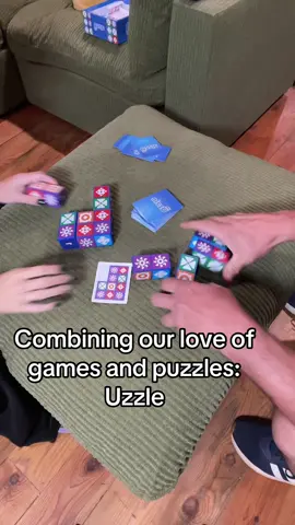 Uzzle combines our competitive nature, love of games and puzzles into one fun game! This will make a great family Christmas gift! #gaming #puzzles #gifting