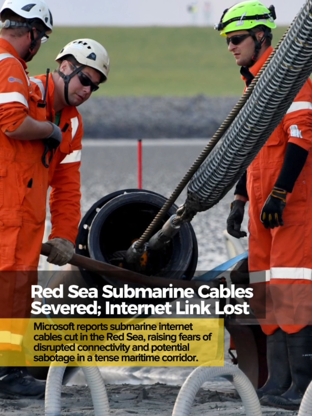 07SEP2025 • Internet blackout fears rise as cables cut in Red Sea #Yemen