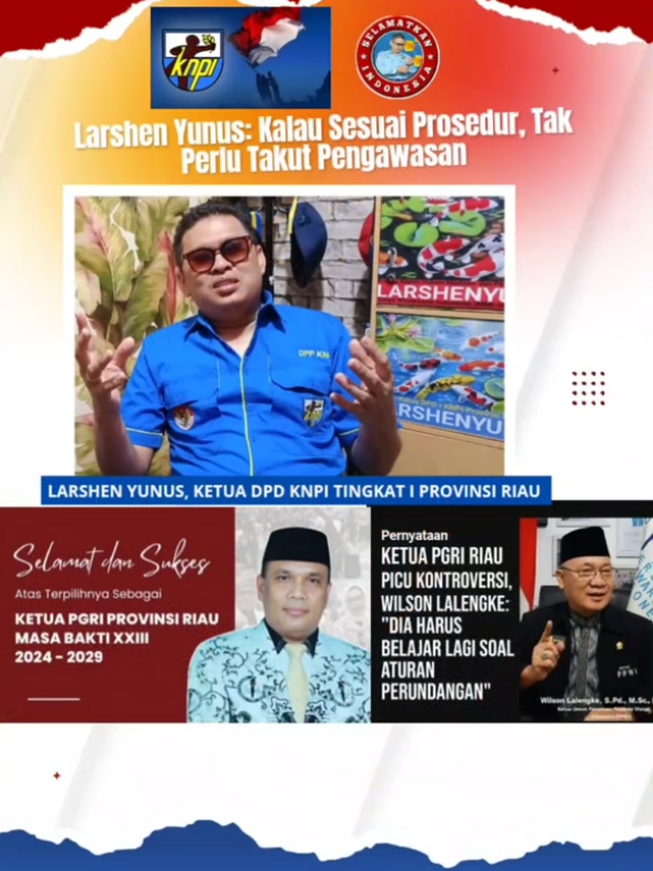 #fyp #viral #pgri 🔥KNPI Riau Serang Balik Ketua PGRI🔥 “Kalau kalian bersih, kenapa harus risih?” — Larshen Yunus tegaskan transparansi Dana BOS & BOSDA wajib dikawal publik 💥📢 #DanaBOS #KNPI    @MediaCenter_KnpiRiau 