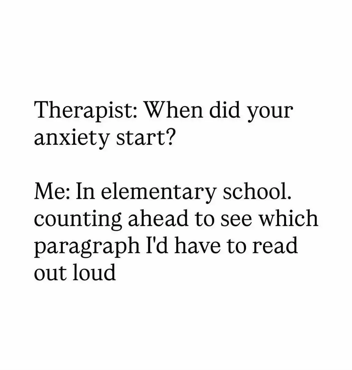 You bet your Keister I dreaded that long paragraph and rehearsed it 1 million times and still forgot what it said when it was my turn. #funny  #facts  #relatable  #erinherlihy  #raisingsevak