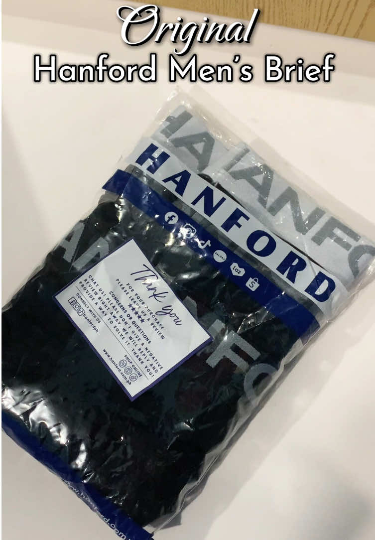 Regaluhan mo din ng original brief hubby mo🥰#hanford #mensbrief #mensunderwear #menswear 