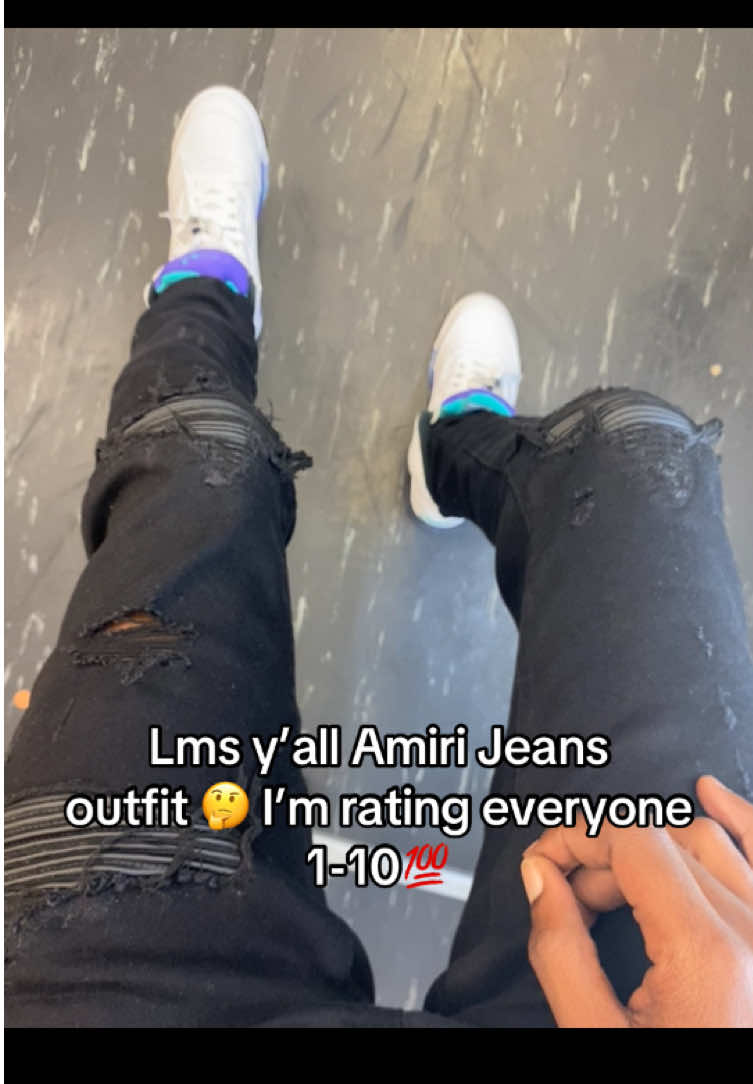 Amiri Jeans Only 🗣️💯 #foryoupage #Amiri #fyp #fypシ #fitcheck 