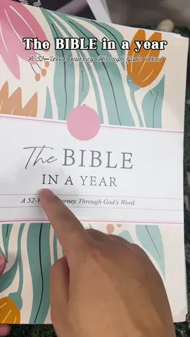 The Bible in a year! #fyp #tiktokshop #biblestudy #bible #biblestudytime 