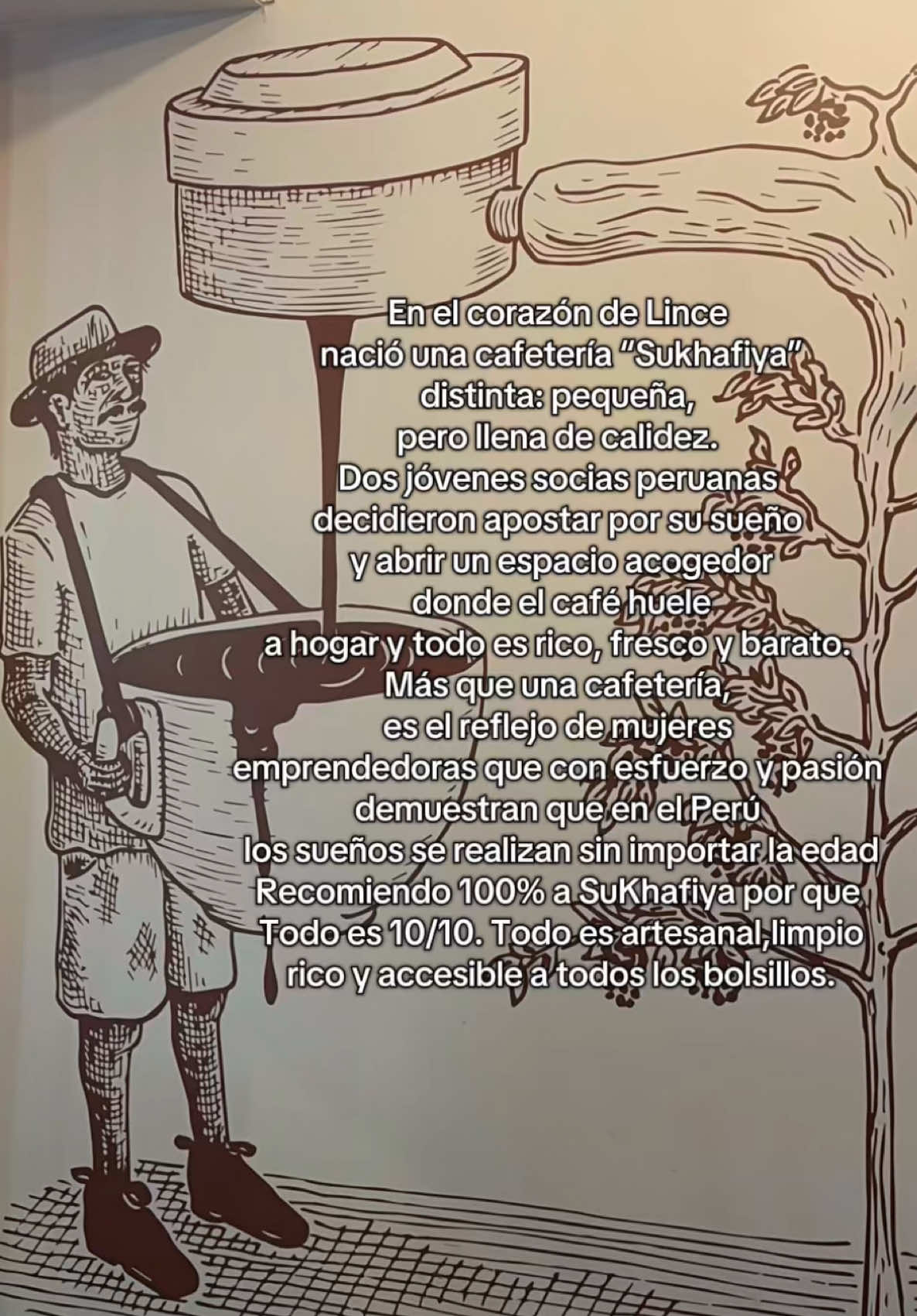 Me sentí como una reina! El trato, servicio que te brindan desde que pisas esta cafetería, es único! @sukhafiya_coffe definitivamente me cautivó! Todo es 10000/10 muy rico orgánico y artesanal. Recomendadisimo!!   Ya saben gente que si van mostrando este video obtendrán el 15% de descuento.  #cafe #cafeteria #cafeteriasbonitas #coffee #coffeetiktok 