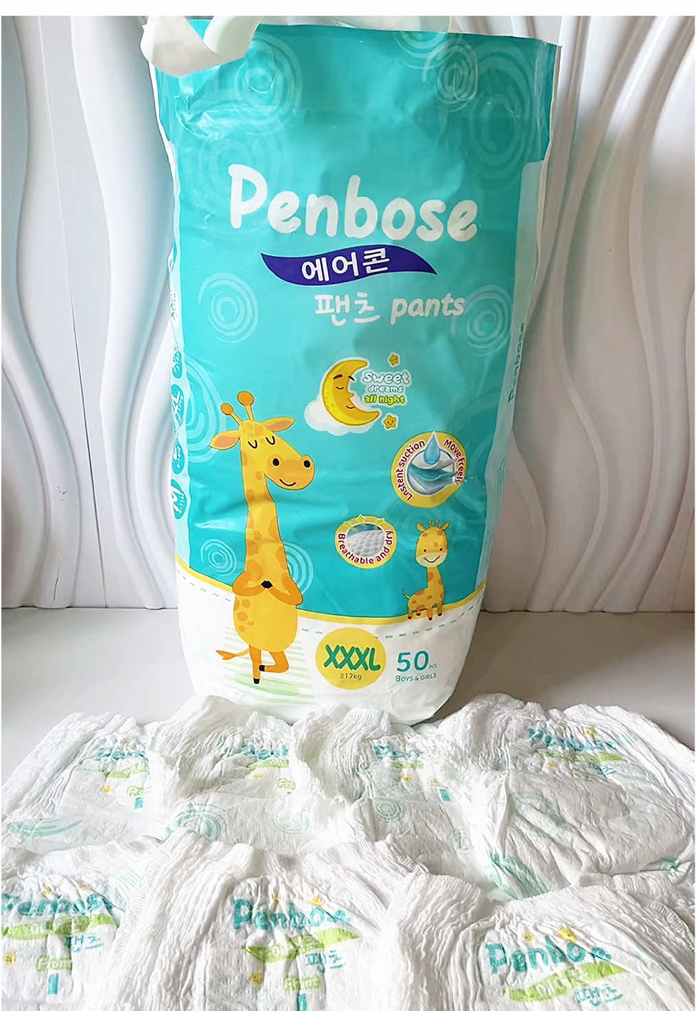 101/10  buti nlng talaga hiyang si baby sa diaper nato. #penbose #penbosediaper #babydiaper #diapers 